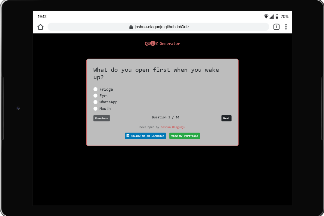 Screenshot of a Calculator